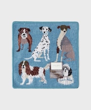 【ギフトにおすすめ！シェニール織】 シェニール パーク ドッグス ミニタオル