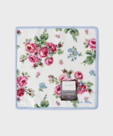 【ギフトにおすすめ!シェニール織】 バンチェッドロージズ ミニタオル