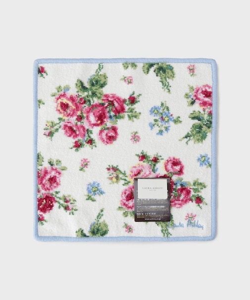 【ギフトにおすすめ!シェニール織】 バンチェッドロージズ ミニタオル