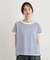 【日本製】コットン天竺ボーダーTシャツ