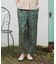 【防シワ／ウエストゴム仕様／同柄アイテムあり】デラ オレンジズ柄 パンツ