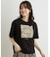 【接触冷感／UVカット／吸水速乾性／抗菌防臭】パーショア ポストカーズ柄Tシャツ