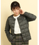 TAION(R) ノーカラーダウンジャケット