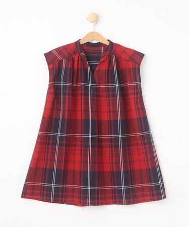 【リンクコーデ】チェック柄ワンピース