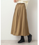 【洗える】コーティングサテンスカート