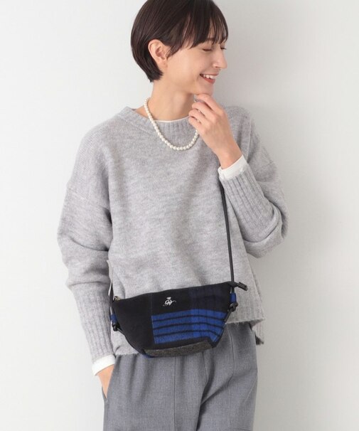 チェックミニトートショルダー