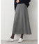 【洗える・4サイズ展開】サイドボタン付きチェック柄フレアースカート（XS～L）