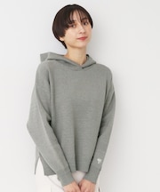 【洗える・4サイズ展開】ちょうどいいパーカ（クロップド丈）