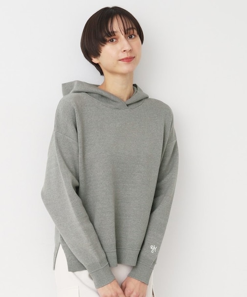 【洗える・4サイズ展開】ちょうどいいパーカ（クロップド丈）