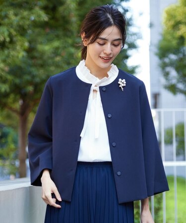 【入卒/セレモニー/セットアップ可能/洗える】テントラインジャケット