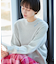 【春SALE・洗える】ロゴ刺繍ジャカードニット（XS～L）