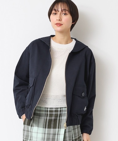 【洗える】セーラーカラージップジャケット