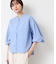【洗える】バンドカラー袖デザインシャツ（S～L）