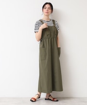 【洗える】ベルト付きワークジャンスカ(S~L)