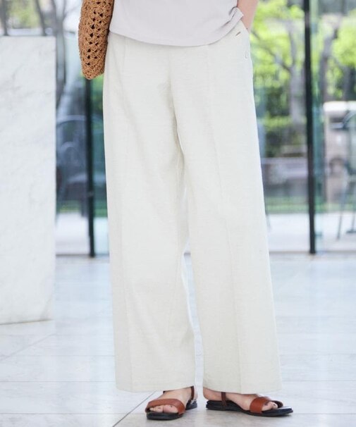 【多機能】リネンブレンドマリンパンツ