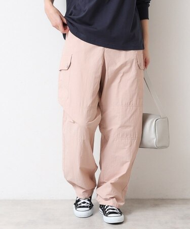 【洗える】スピンドル付カーゴパンツ