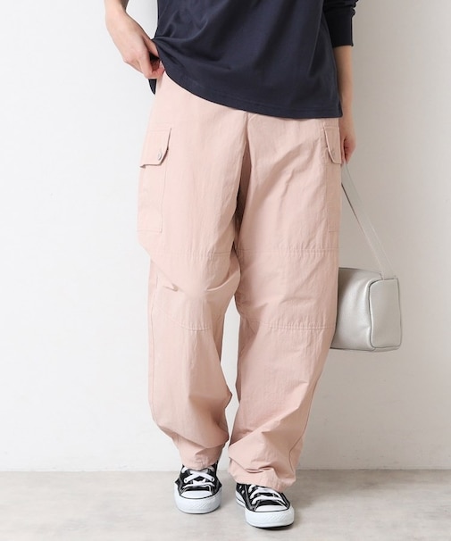 【洗える】スピンドル付カーゴパンツ