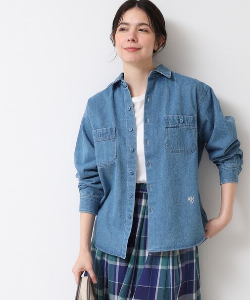 【ユニセックス】デニムシャツ（10オンス）