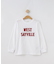 【リンクコーデ】ロゴアップリケロングスリーブTシャツ