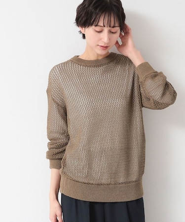 【洗える】メッシュニット(S~L)