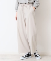 【ウエストゴム・洗える】ドロストリラックスパンツ（XS～L）