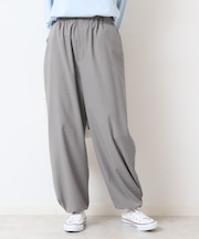 【ウエストゴム・洗える】裾ドロスト付きパンツ（S～L）