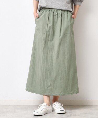 【洗える】ドローコード付きスカート(XS~L)