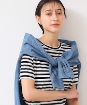 【レイヤード・1枚着・プチプラ】シャツテールTシャツ（XS～L）