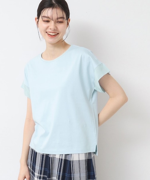 【シリーズ累計8万枚！選べる5サイズ/6色展開/洗える】美光沢カットソー【オンにもオフにもちょうどいい】