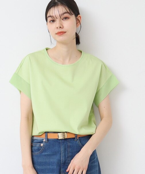 【シリーズ累計8万枚！選べる5サイズ/6色展開/洗える】美光沢カットソー【オンにもオフにもちょうどいい】