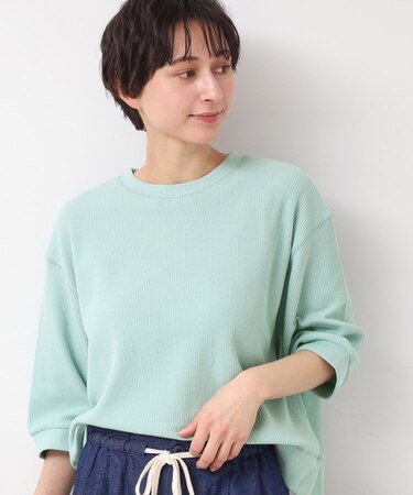 【洗える】クルーネックカットソー