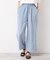 【ウエストゴム・洗える】サテンワイドパンツ
