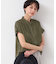 【洗える】ピンタック入りバンドカラーブラウス（S～L）