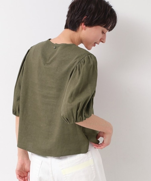 【洗える】パフスリーブブラウス（XS～L）