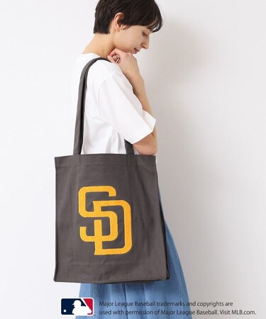 【ユニセックス】MLB/ロゴ入りトートバッグ