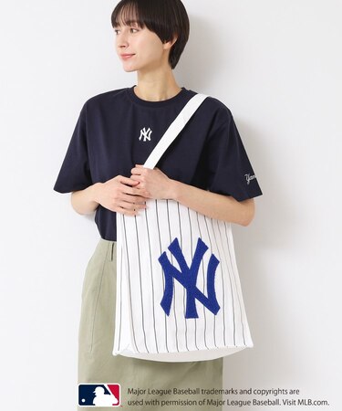【ユニセックス】MLB/ロゴ入りトートバッグ