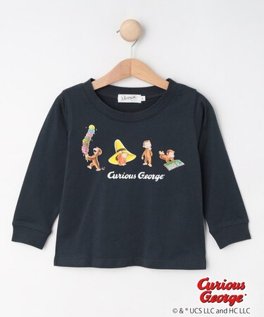 【おさるのジョージコラボ】ロングスリーブTシャツ