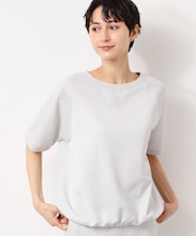 【セットアップ可能・洗える】ラメ入り裏毛ジャージプルオーバー