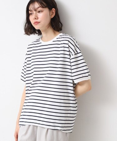 【二の腕カバー/接触冷感/UV】ドローコードカットソー（XS～L）