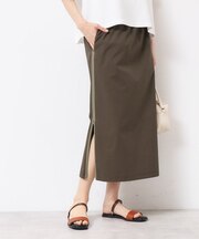 【撥水・洗える】サイドジップ付きIラインスカート
