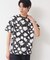 【リンクコーデ・洗える】フラワープリントTシャツ