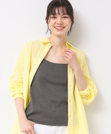 ◆【洗える】カップ付キャミソール