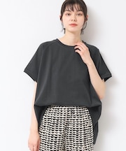 【洗える】ワイドラグランスリーブカットソー（XS～L）