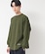 【洗える】ワッフルロングスリーブTシャツ