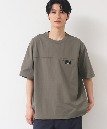 【吸水速乾/UV/洗える】ドットメッシュTシャツ