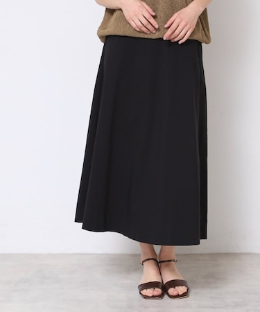 【洗える】Aラインストレッチスカート