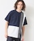 【洗える】ブロック切り替えTシャツ