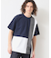 【洗える】ブロック切り替えTシャツ