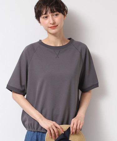 【洗える】カットジョーゼットリラクシーブラウス