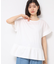 ◆【洗える】ラッフルドッキングカットソー